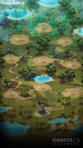 手游地图界面汇总(第2期13p) |gameui- 设计圈聚集地 | 游戏ui | 游戏