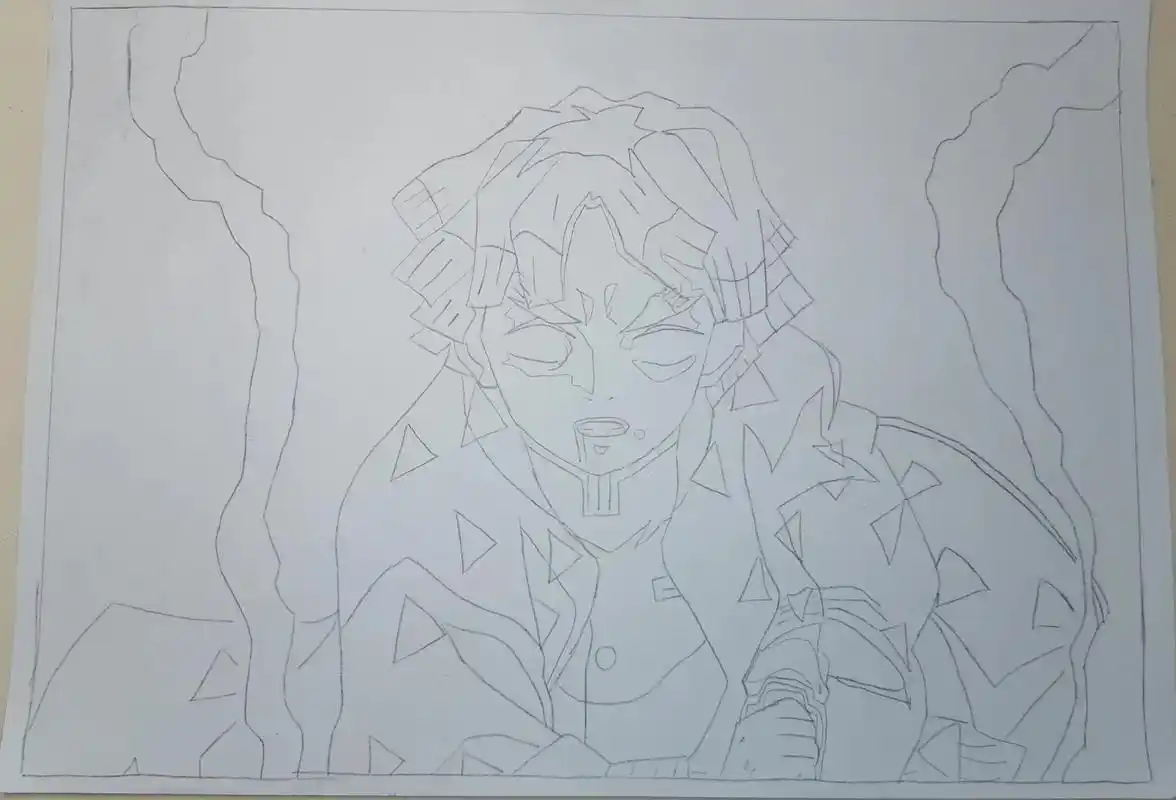 日常瞎画 #画渣日常 #鬼灭之刃 #手绘 #善逸 善逸:雷 - 抖音