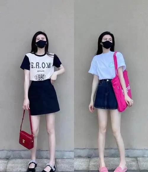 肩宽腰粗的女生夏季穿衣难跟着时尚博主这样搭时髦清爽又显瘦