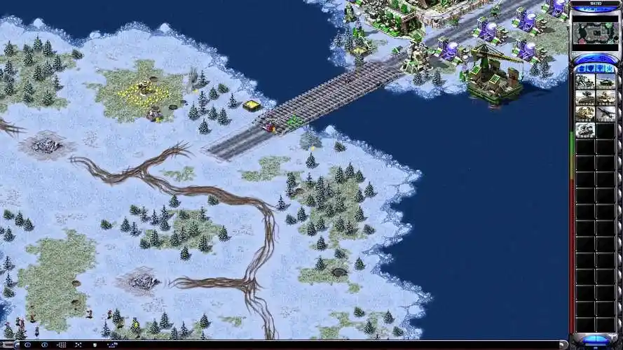 《红警2》北极圈一敌八打飞艇