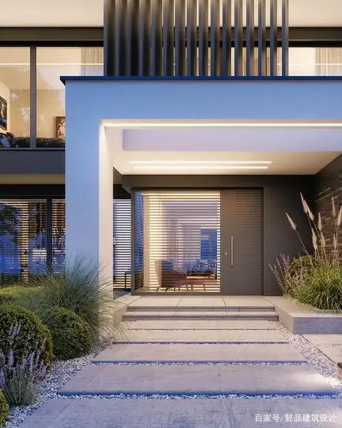 别墅门头"宅以门户为冠带"