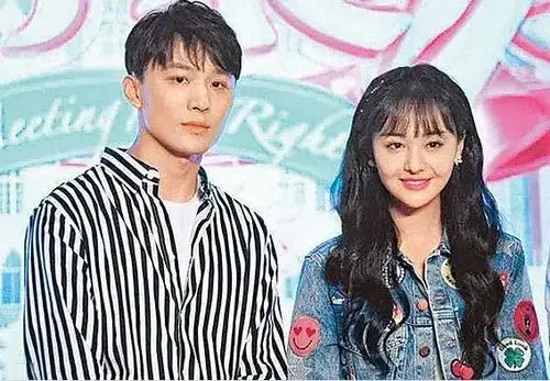 内地女艺人郑爽(右)被前男友张恒(左)揭发代孕小孩及弃养后,遭网民群