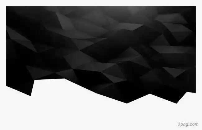 黑色菱形png素材透明免抠图片-其他元素