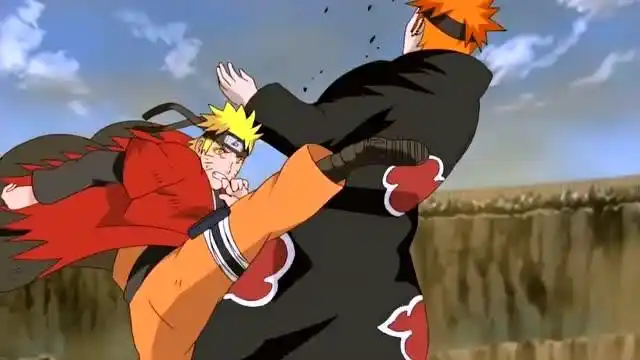 火影忍者:鸣人常态仙术时,一脚踢出佩恩几十米!佩恩还不相信