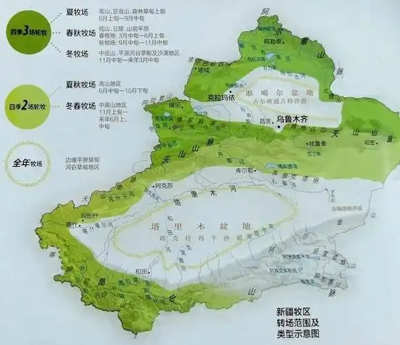 准噶尔盆地是中国新疆北部的一个大型内陆盆地,位于蒙古高原的西侧,是