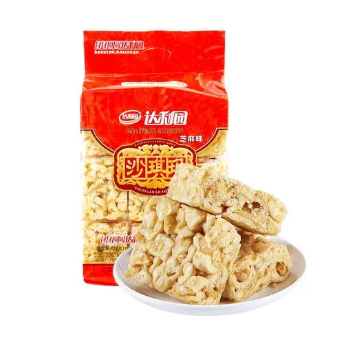 达利园沙琪玛芝麻味612g糕类视频