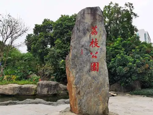 在荔枝公园晨练