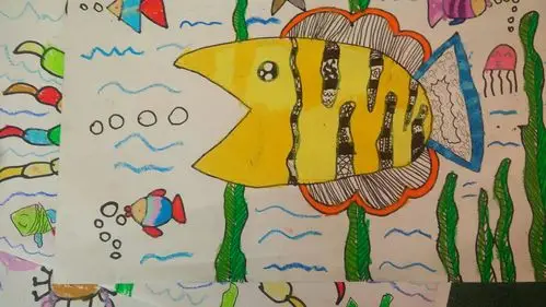 奉化区城内幼儿园中大班幼儿创意绘画大赛