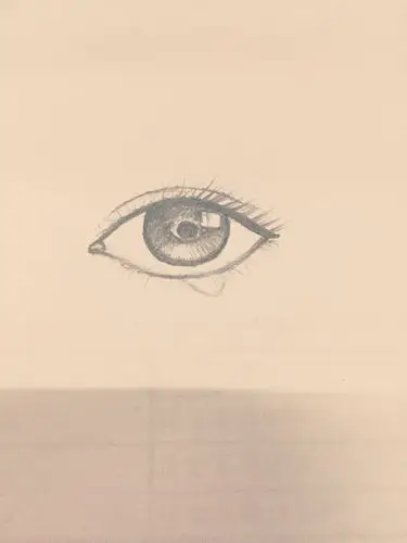铅笔画 眼睛