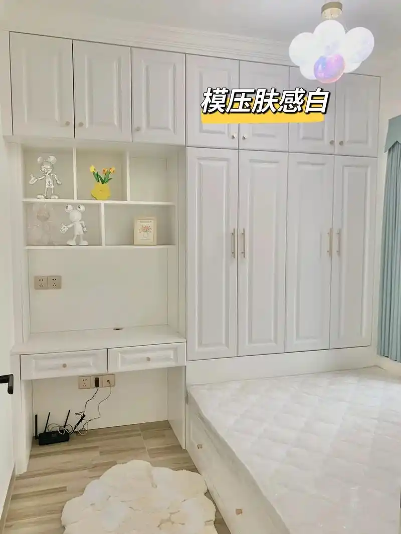 儿童房榻榻米分享,这样做好看又实用.儿童房衣柜 书桌 书柜  - 抖音