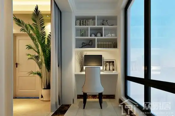 2019阳台书桌书柜图片大全 阳台书桌书柜装修巧妙装修