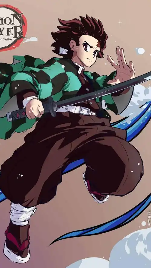 鬼灭之刃男主角灶门炭治郎帅气超酷手机壁纸图片大全(2)