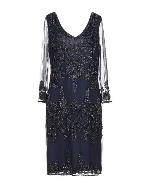 frank lyman 深藏青 14 us 【包邮 免关税】frank lyman 及膝连衣裙