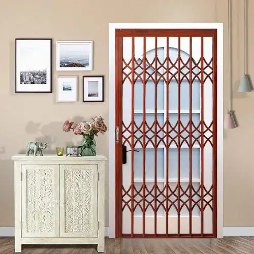 拉闸门通风定制门伸缩防盗门阳台推拉门家用折叠门庭院大门拉门窗