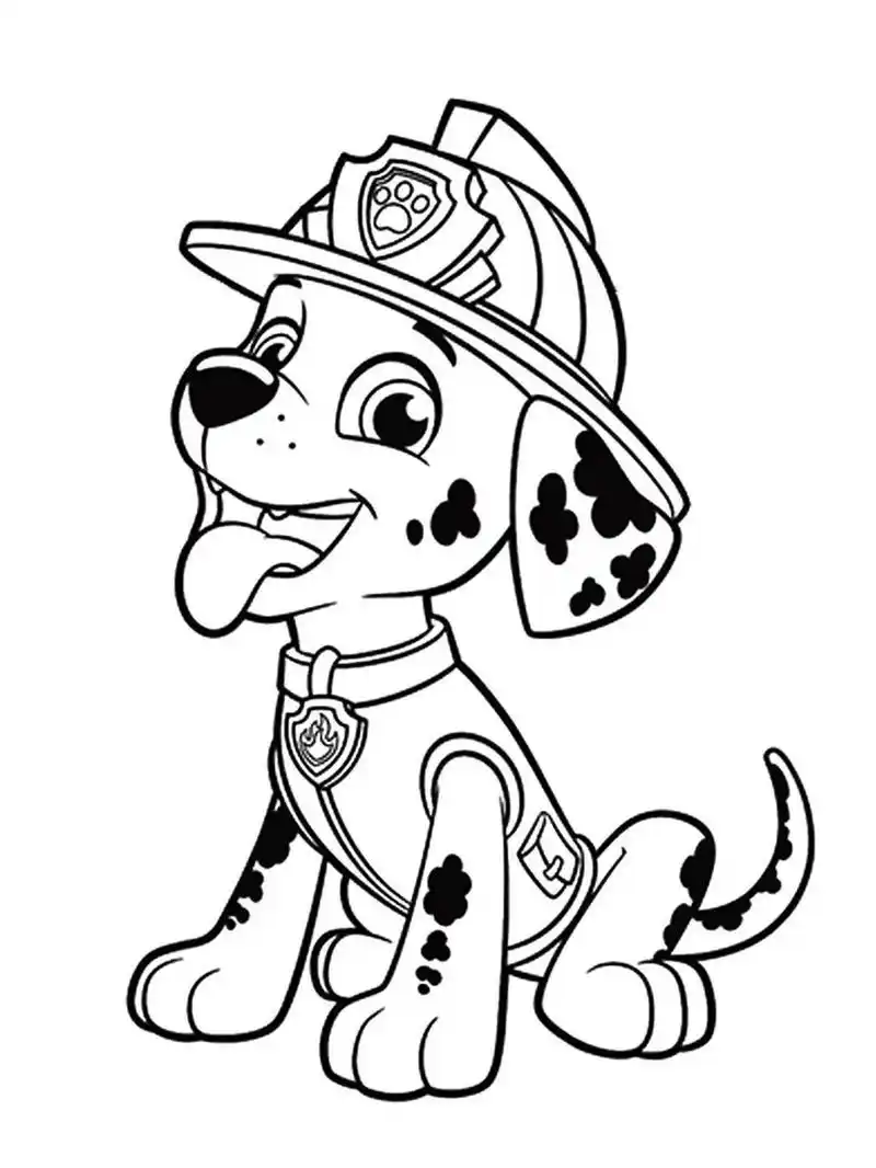 汪汪队16615|手绘线稿9315对比上色96|自取