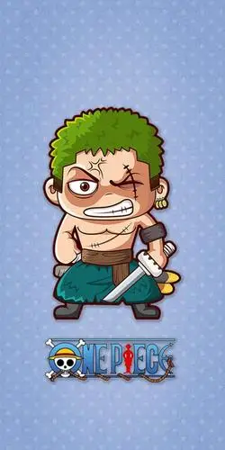 索隆q版可爱插画