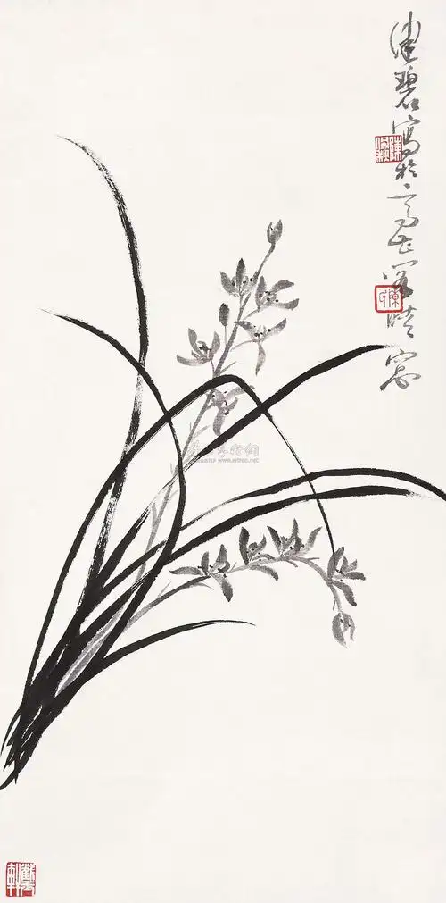 兰花-中国书画(一) 现代书画,书法专场-雅昌拍卖