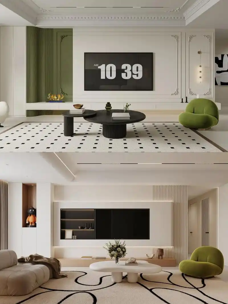 16组法式背景墙合集|颜值与实用并存