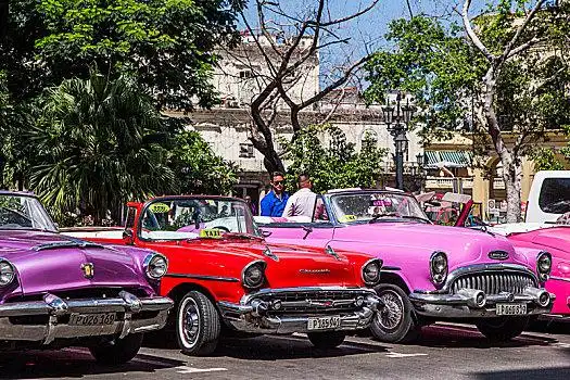 古巴-哈瓦那的老爷车