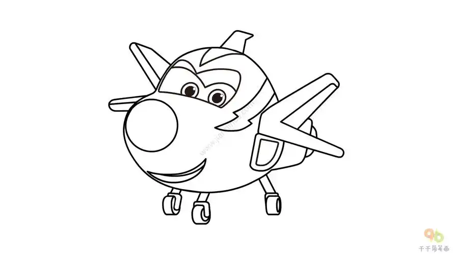 超级飞侠酷雷涂色画