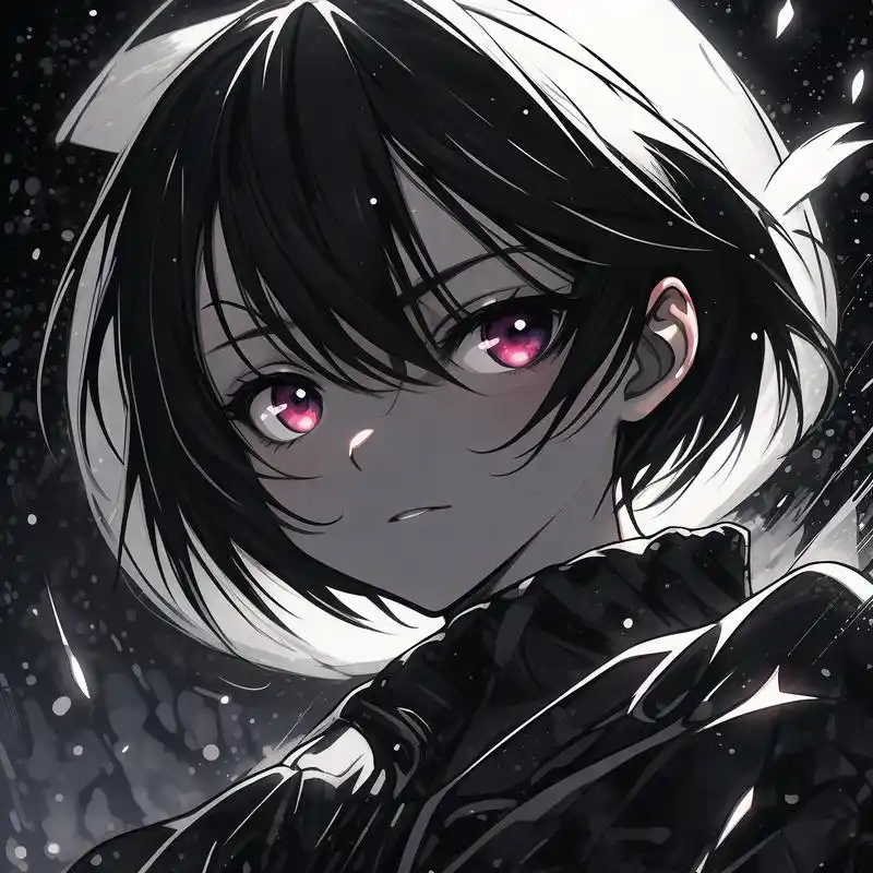 动漫黑暗系头像,丧系女生必备94