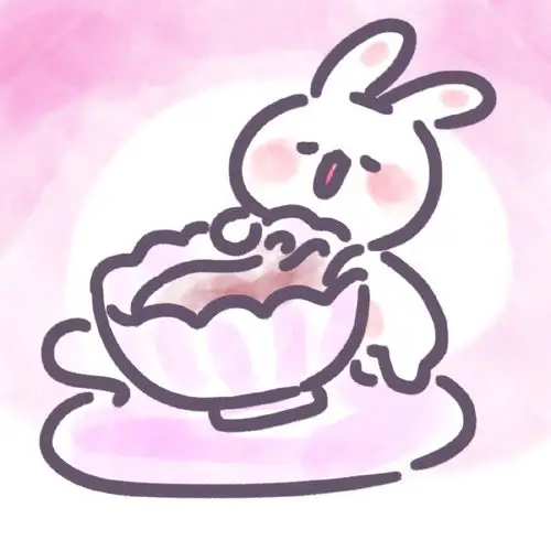 可爱简笔画小兔子头像萌萌哒小白兔图标