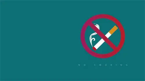 勉励自己戒烟 做了俩桌面