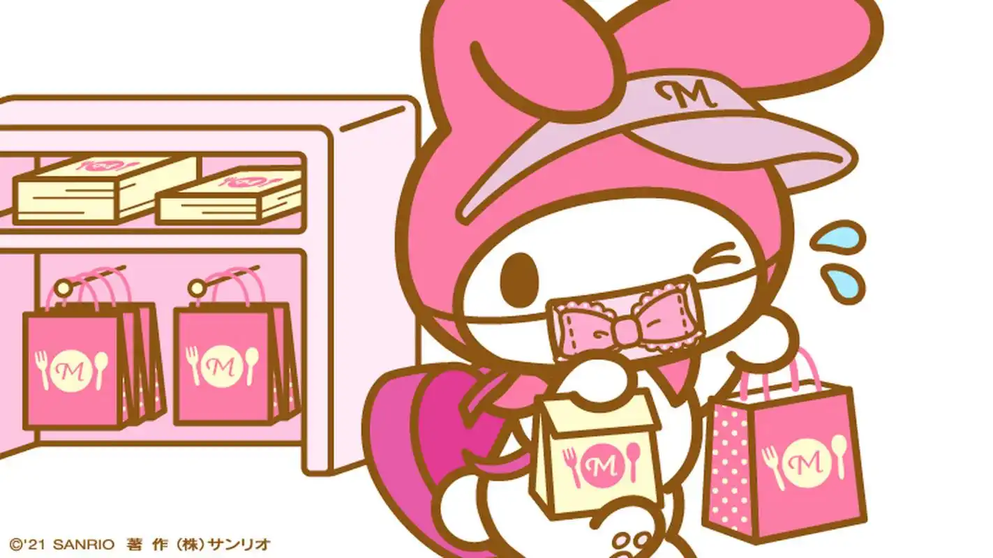 sanrio三丽鸥melody美乐蒂 mymelody美乐蒂の背景壁纸原图 #melody美