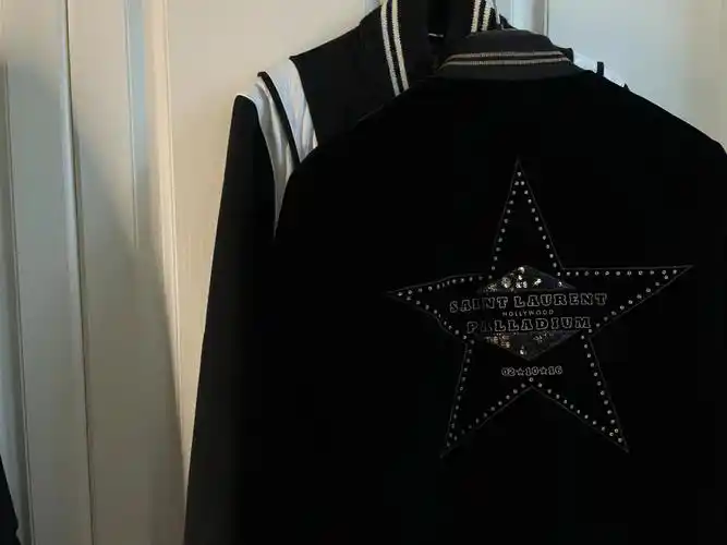 slp好莱坞丝绒夹克外套saintlaurent周年限