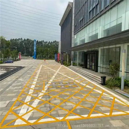 消防通道地面划线要求消防通道禁止停车划线消防网格线消防登高面划线