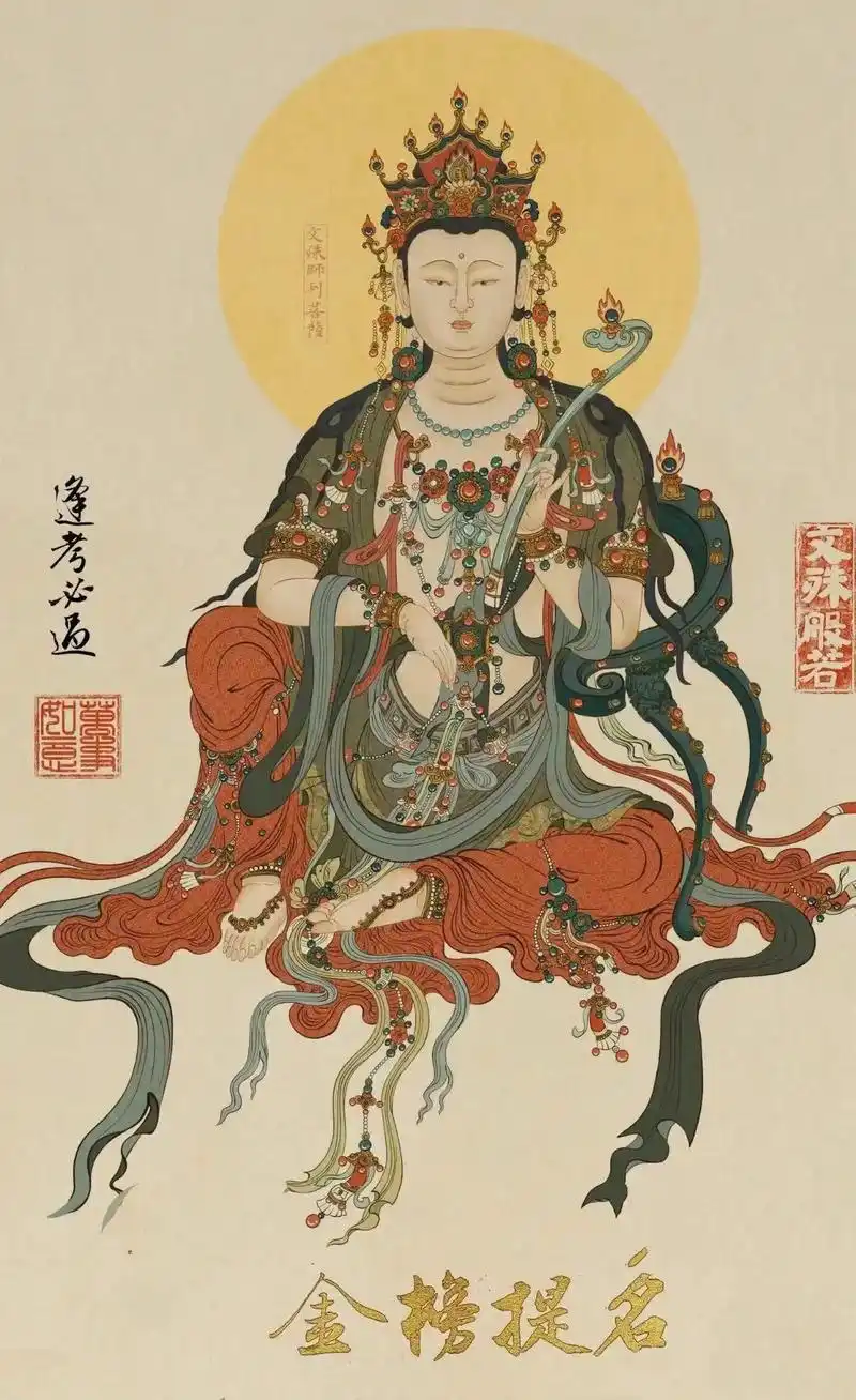 十年寒窗苦读,只为今朝金榜题名,感恩文殊菩萨加持,愿天下学子得以