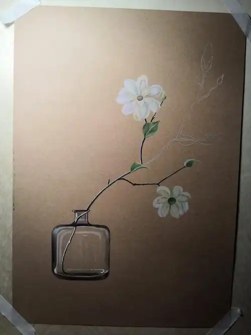 彩铅小花牛皮纸