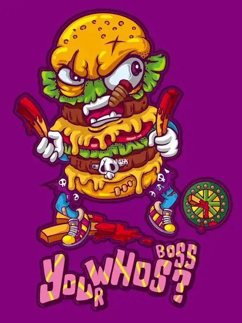 汉堡拟人设计基础