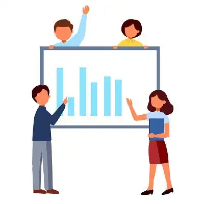 办公人员卡通工作人物商务人员职场员工png素材