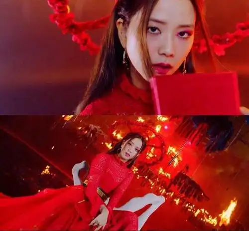 红衣造型美出新高度,真的是充满仙气! 朴彩英 rose