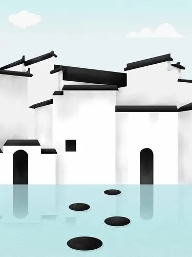 西递宏村|插画|商业插画|amuerh - 原创作品 - 站酷 (zcool)