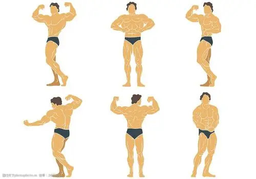 健身健美先生素材