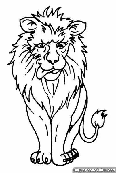 狮子简笔画狮子简笔画简单