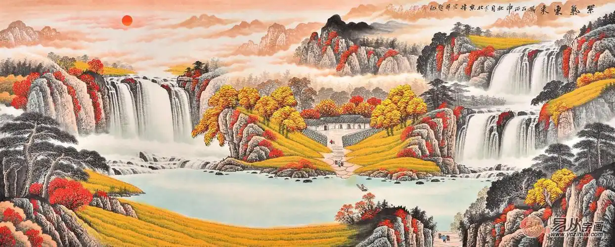 紫气东来聚宝盆