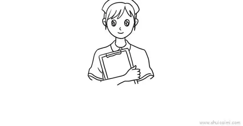 医护人员儿童画简笔画