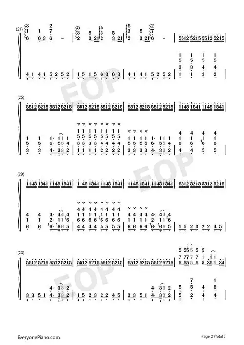 summer完美版菊次郎的夏天双手简谱预览2