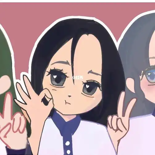 闺蜜头像|五人成行_头像_素材_头像