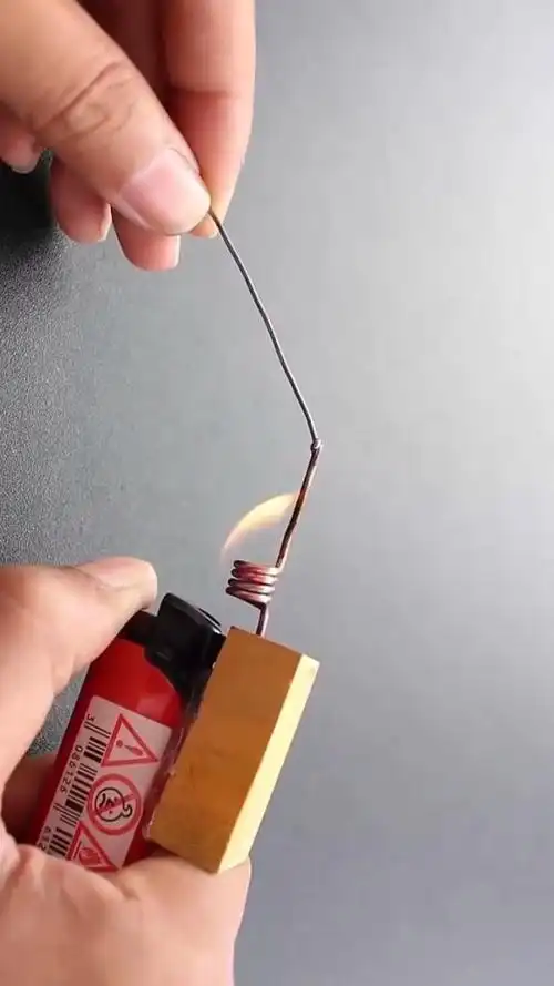 自制的简易电烙铁,好用!