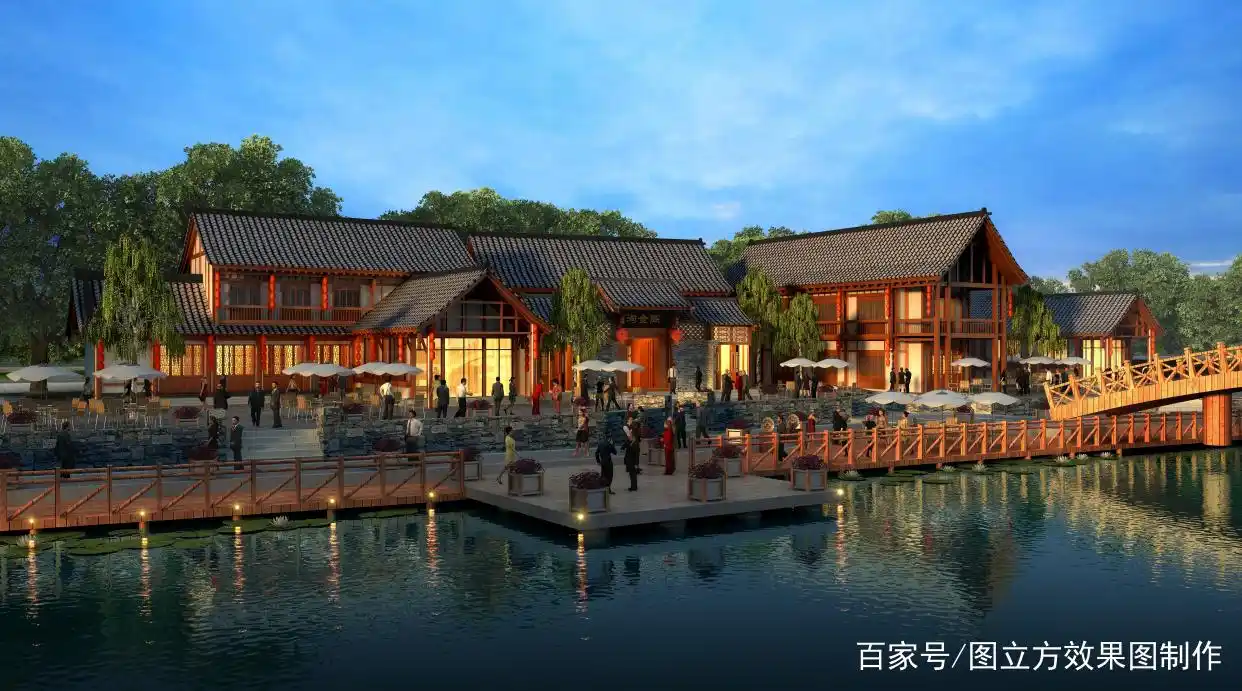 古建筑效果图图片大全集