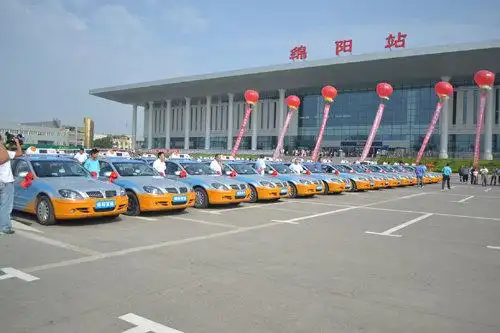 城市亮丽新风景绵阳中华出租车交付使用