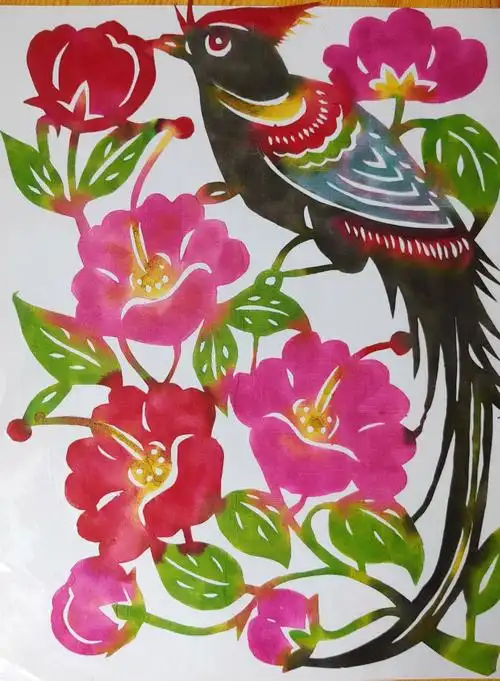 染色剪纸