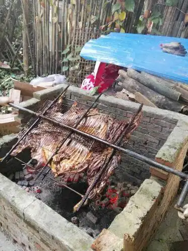 深圳九龙山农家乐可预订春夏有滋有味烤全羊咯