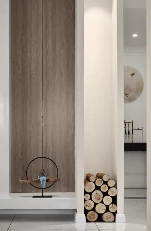 现代简约装修客厅角落特写 畸零客厅简约 大户型新中式设计客厅角落