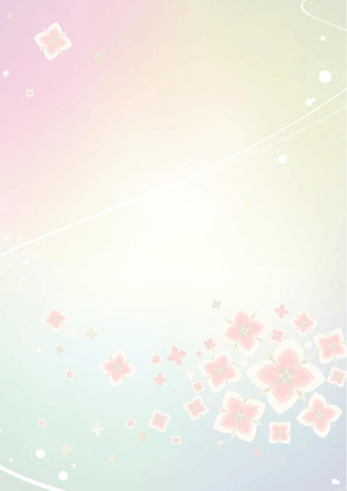 淡雅清新免费word模板4