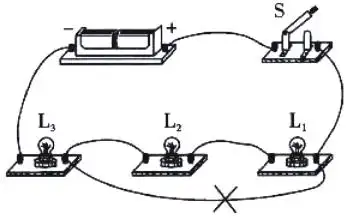 要使三个灯均发光,也可使三个灯并联,分别使电流通过三只灯泡即为并联